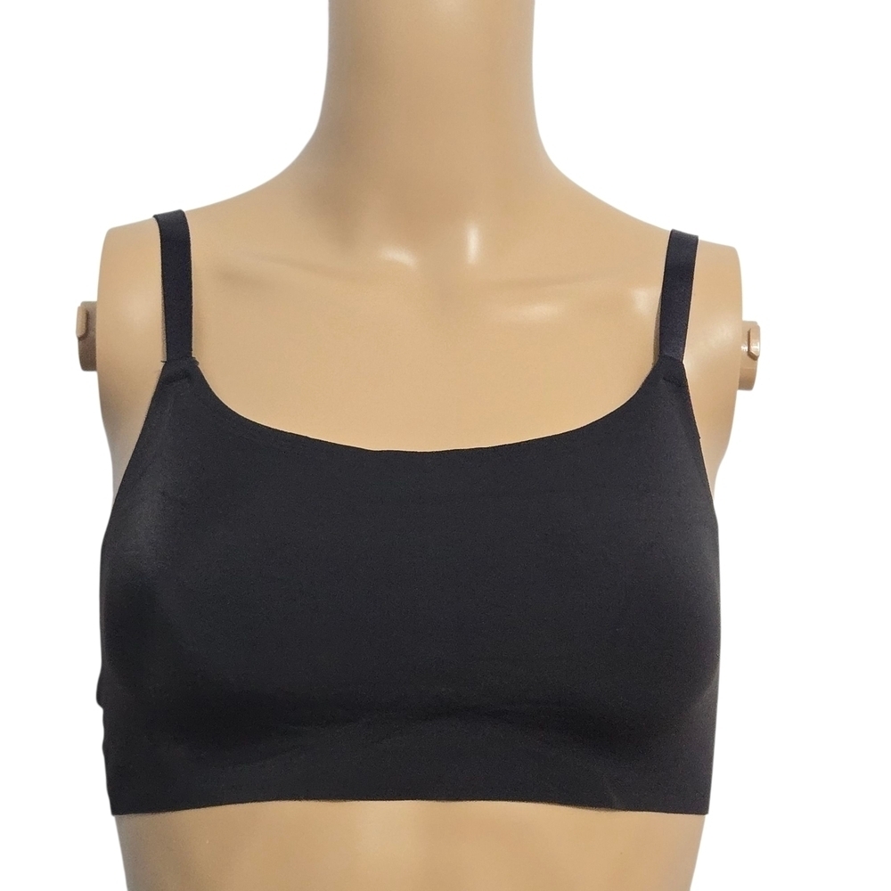 Black Women's Bralette Unlined Medium Size